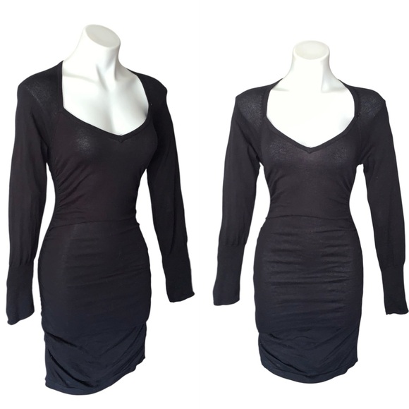 VS Moda International Y2K Ruched Bodycon Dress - Picture 1 of 9